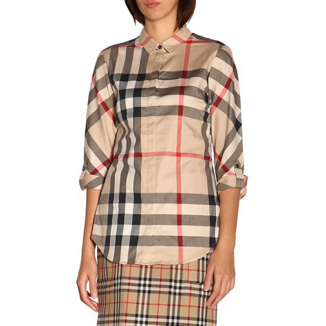 camicia burberry con logo|Camicie per donna di Burberry .